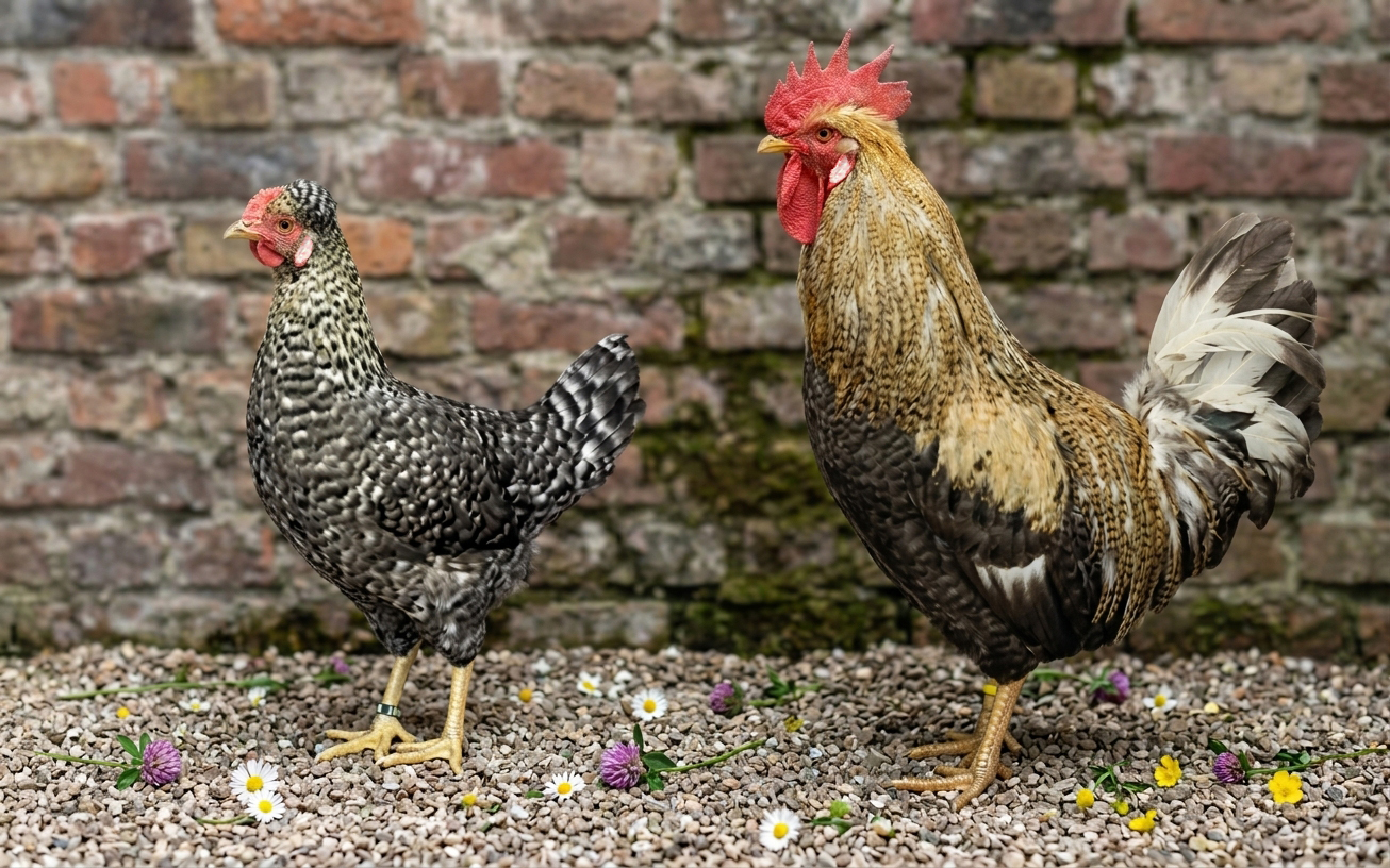 Gallina del sobrarbe variedad Franciscana